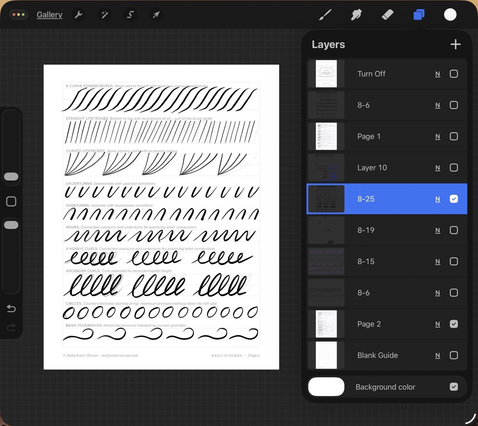 brush Lettering in Procreate - image 2 - student project