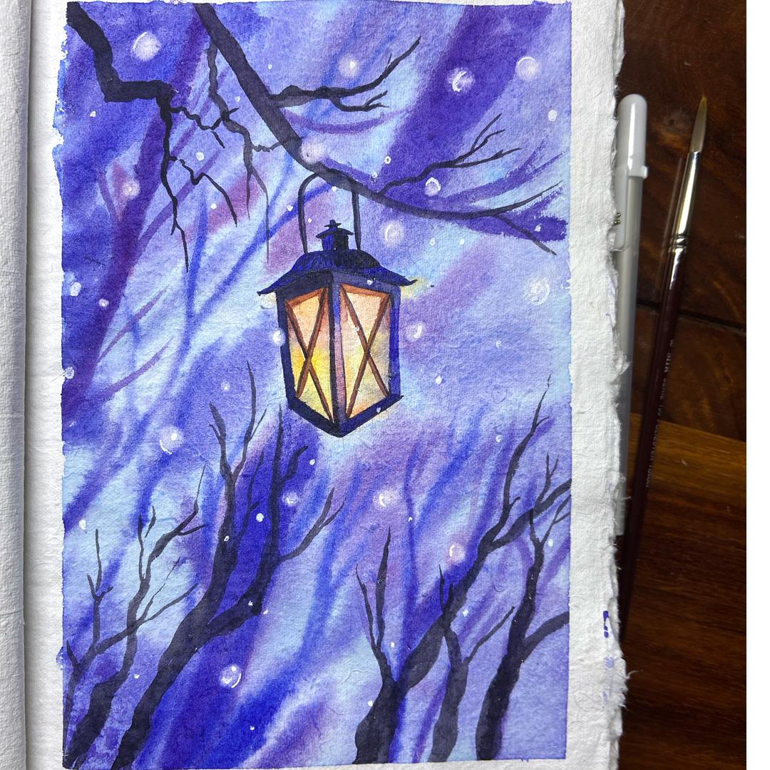 Growing winter lamp - image 1 - student project