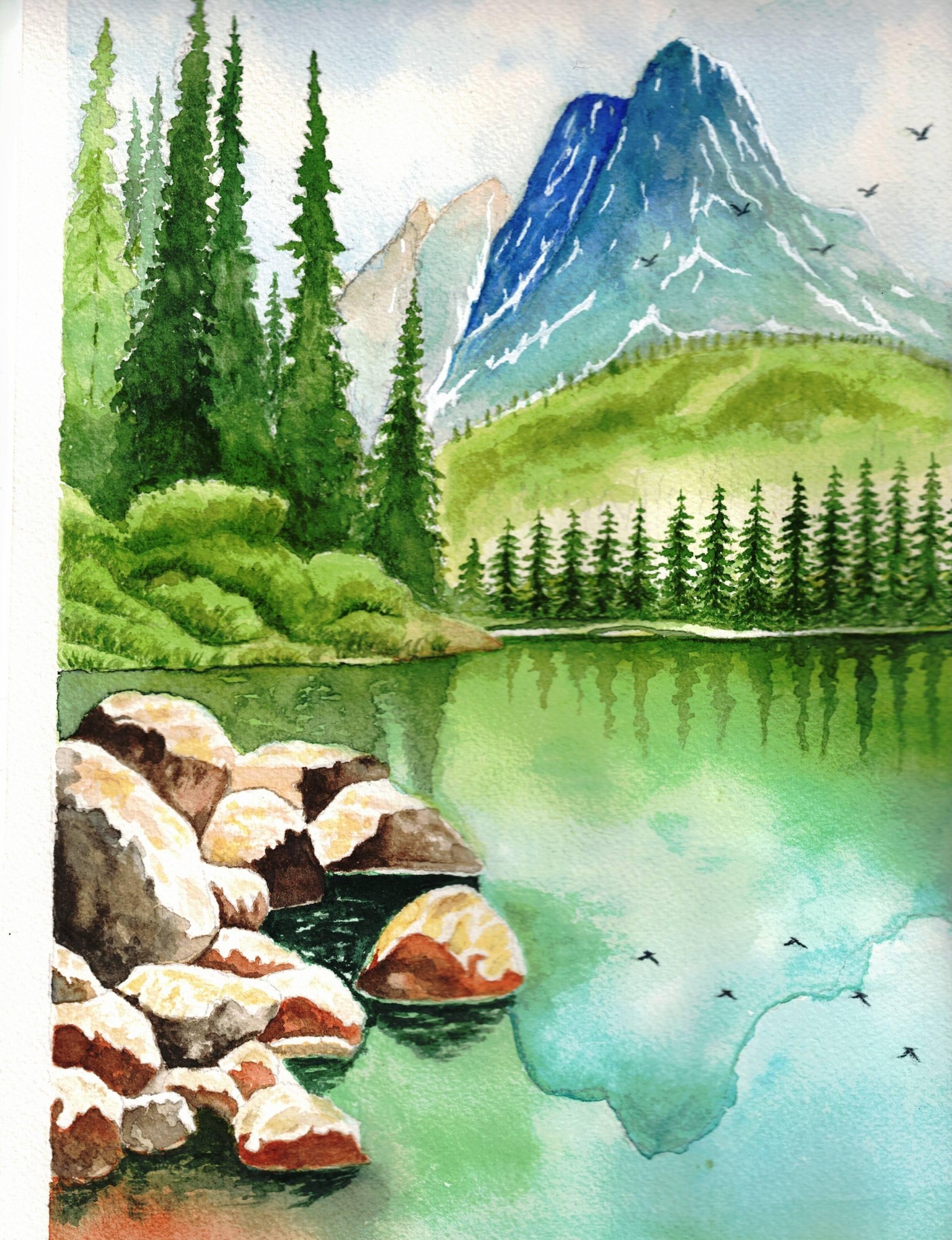 mountain landscape magic - image 1 - student project