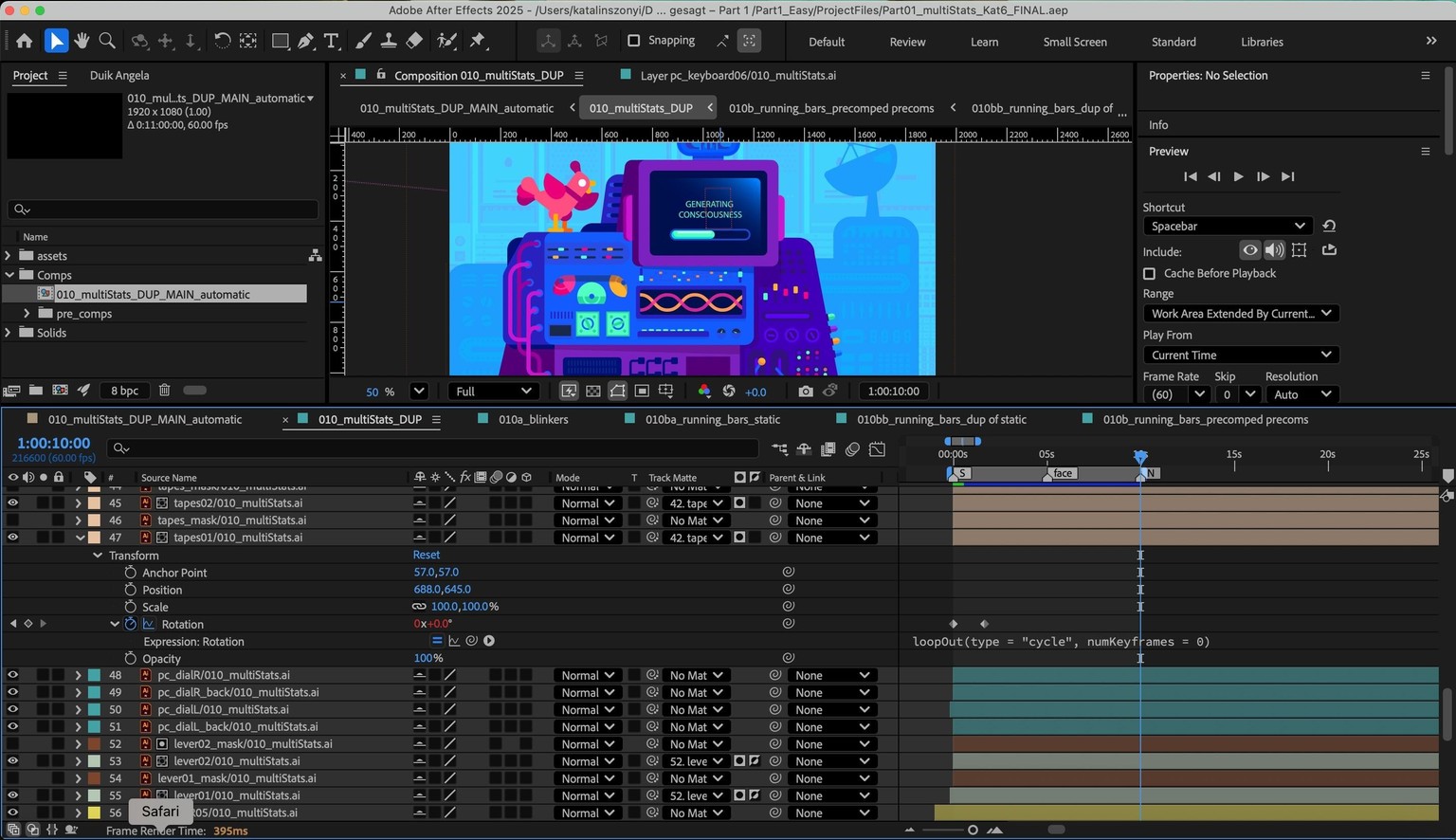 Generating Consciousness — A Kurzgesagt-Style Animation - image 1 - student project