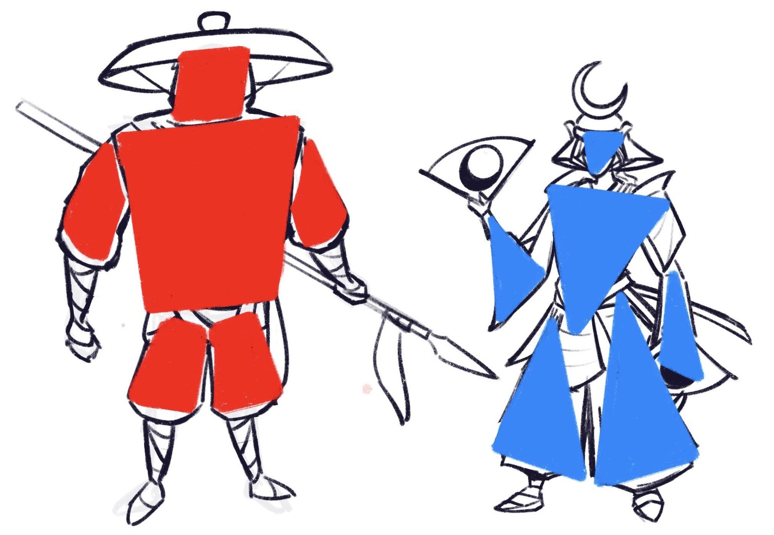 Sun ninja and Moon samurai~🌙☀️ - image 3 - student project