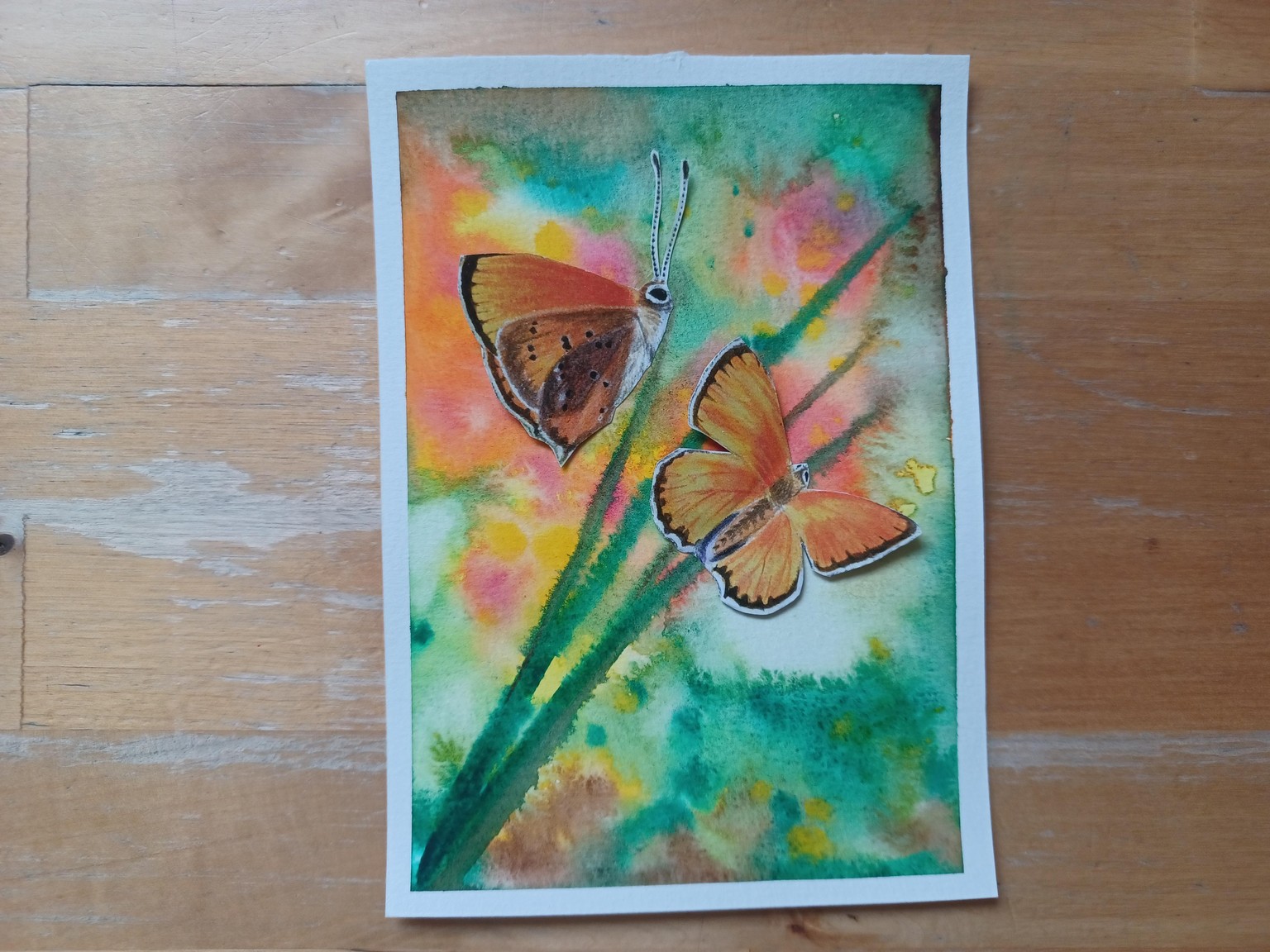 Watercolour Backgrounds - image 2 - student project