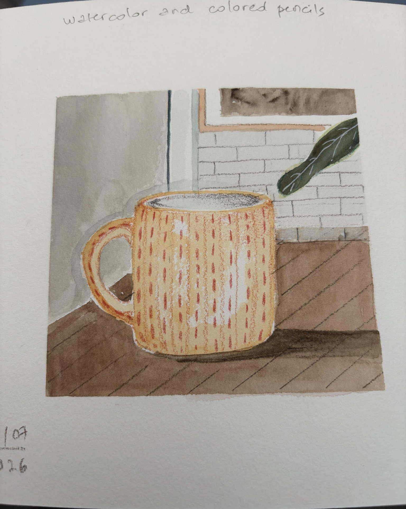 5 exercices with watercolor and others tools - image 3 - student project