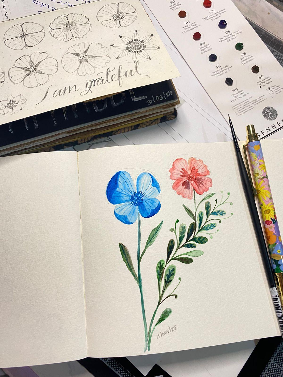 Watercolor experiment - image 1 - student project