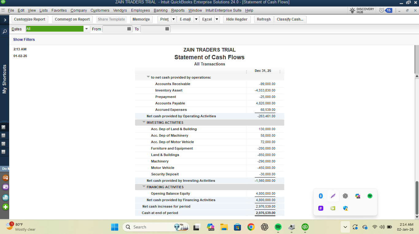 Halimatu Sadiya Abdullai's QuickBooks Project - image 10 - student project