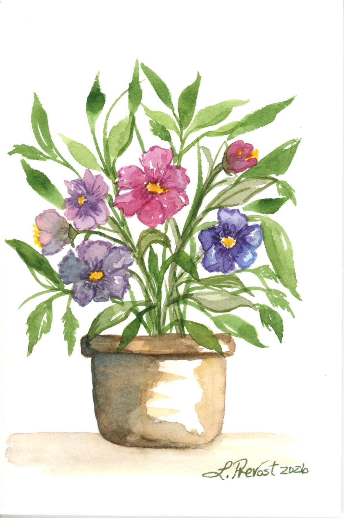 Mini Watercolor Florals with Lisa Lam! - image 5 - student project