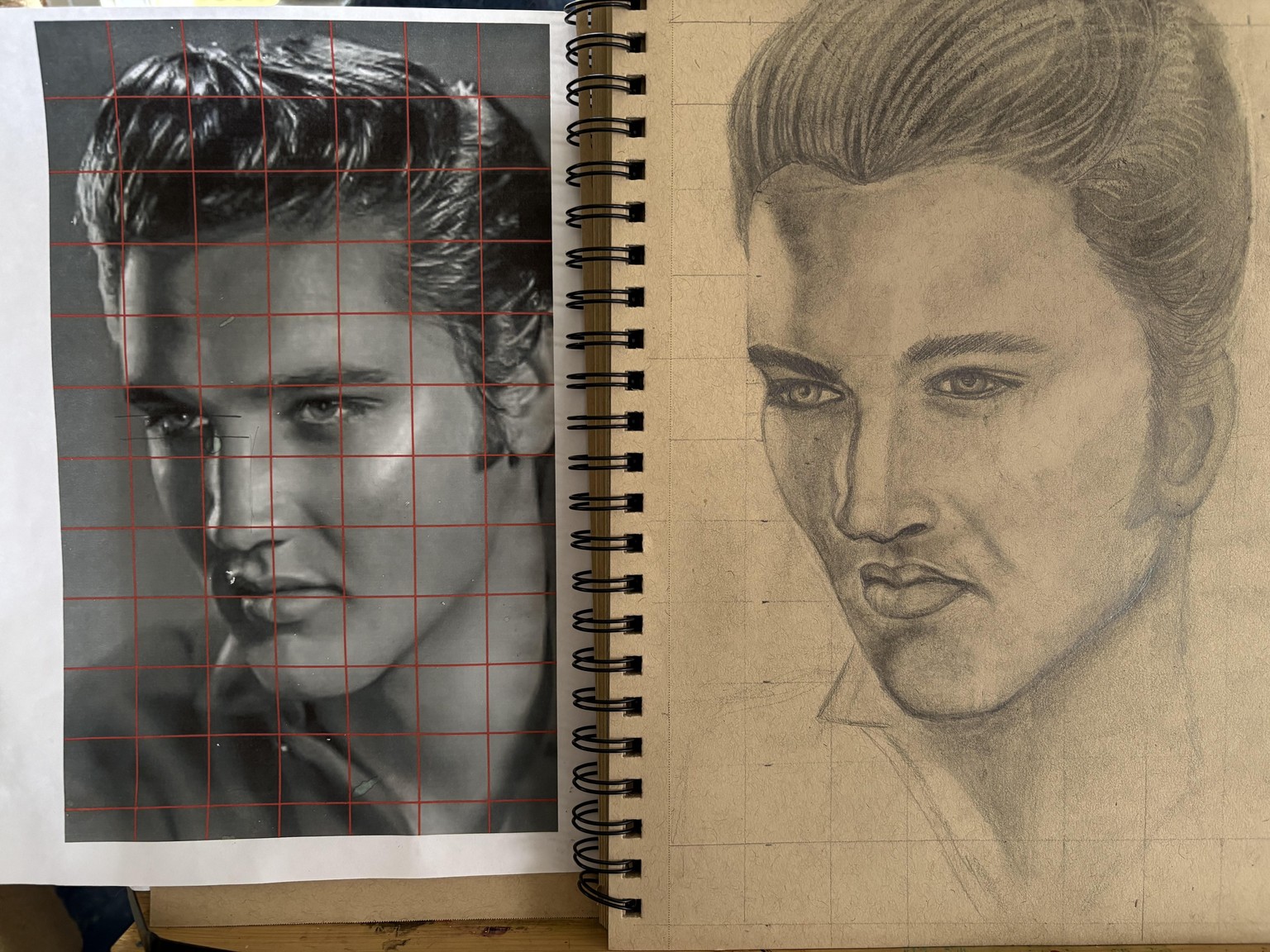 Elvis in Charcoal - image 1 - student project