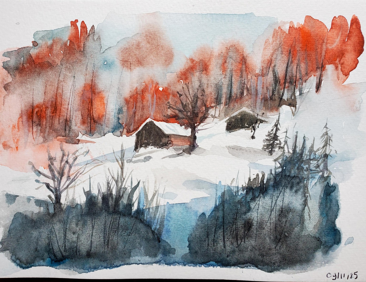 Paysages enneigés - image 1 - student project