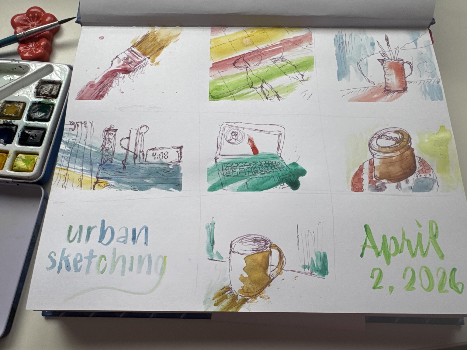 Urban sketching - image 1 - student project