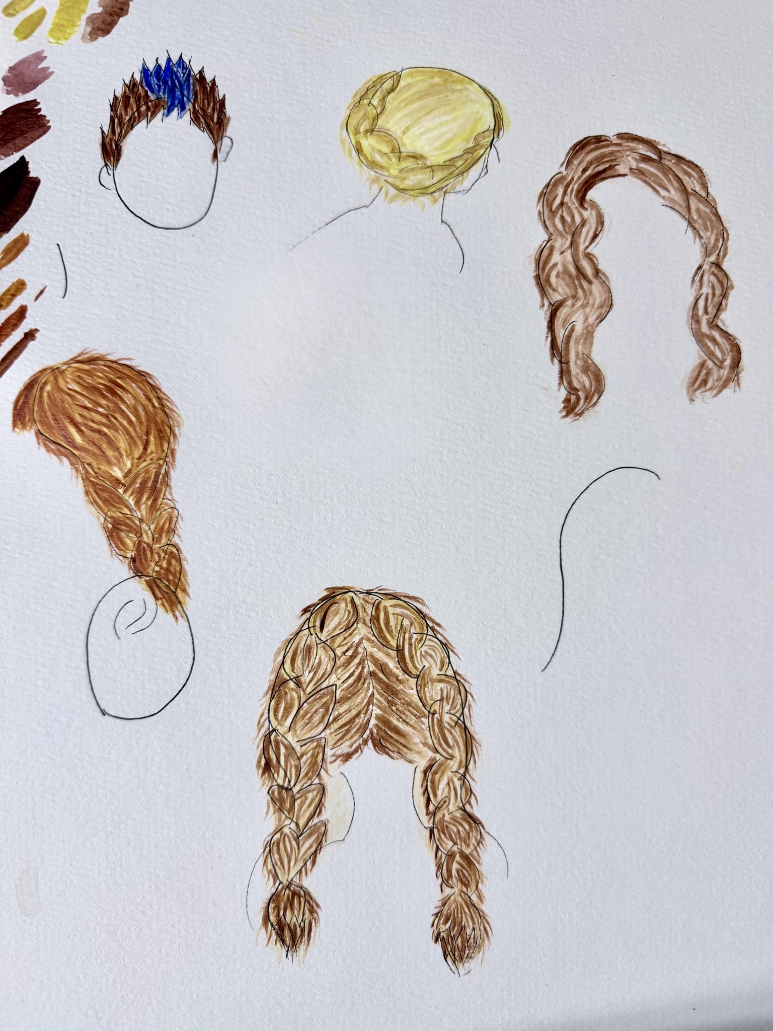 Hair practice - image 1 - student project
