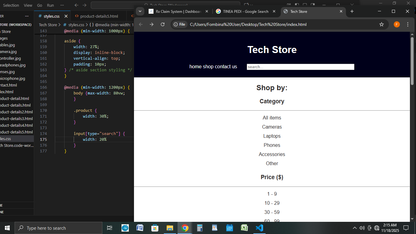 Tech Store. - image 2 - student project