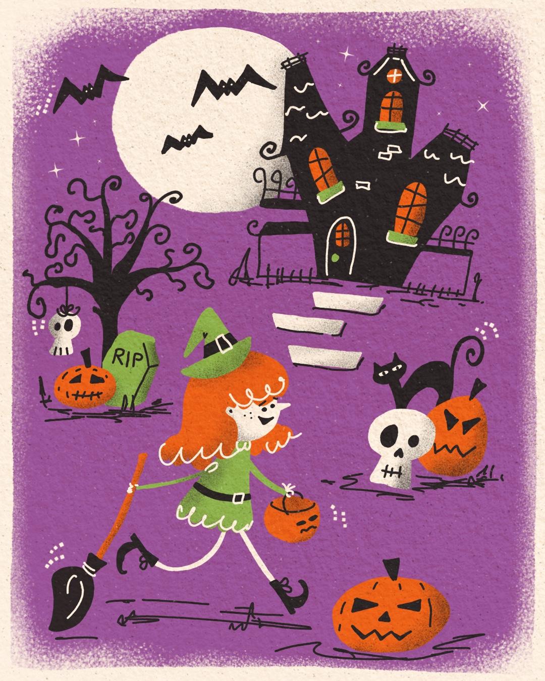 Mid-Century Halloween Fun - image 1 - student project