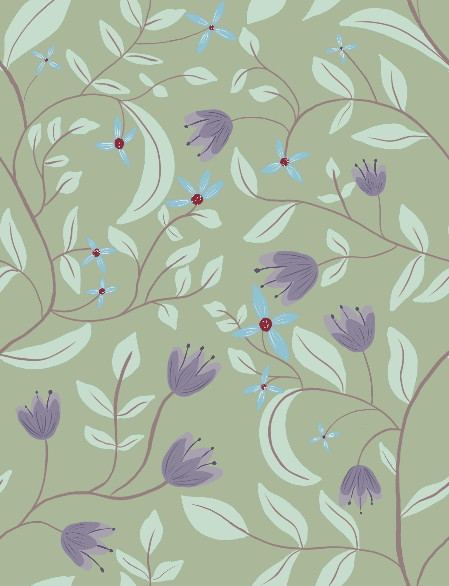 Flowery Pattern - image 4 - student project