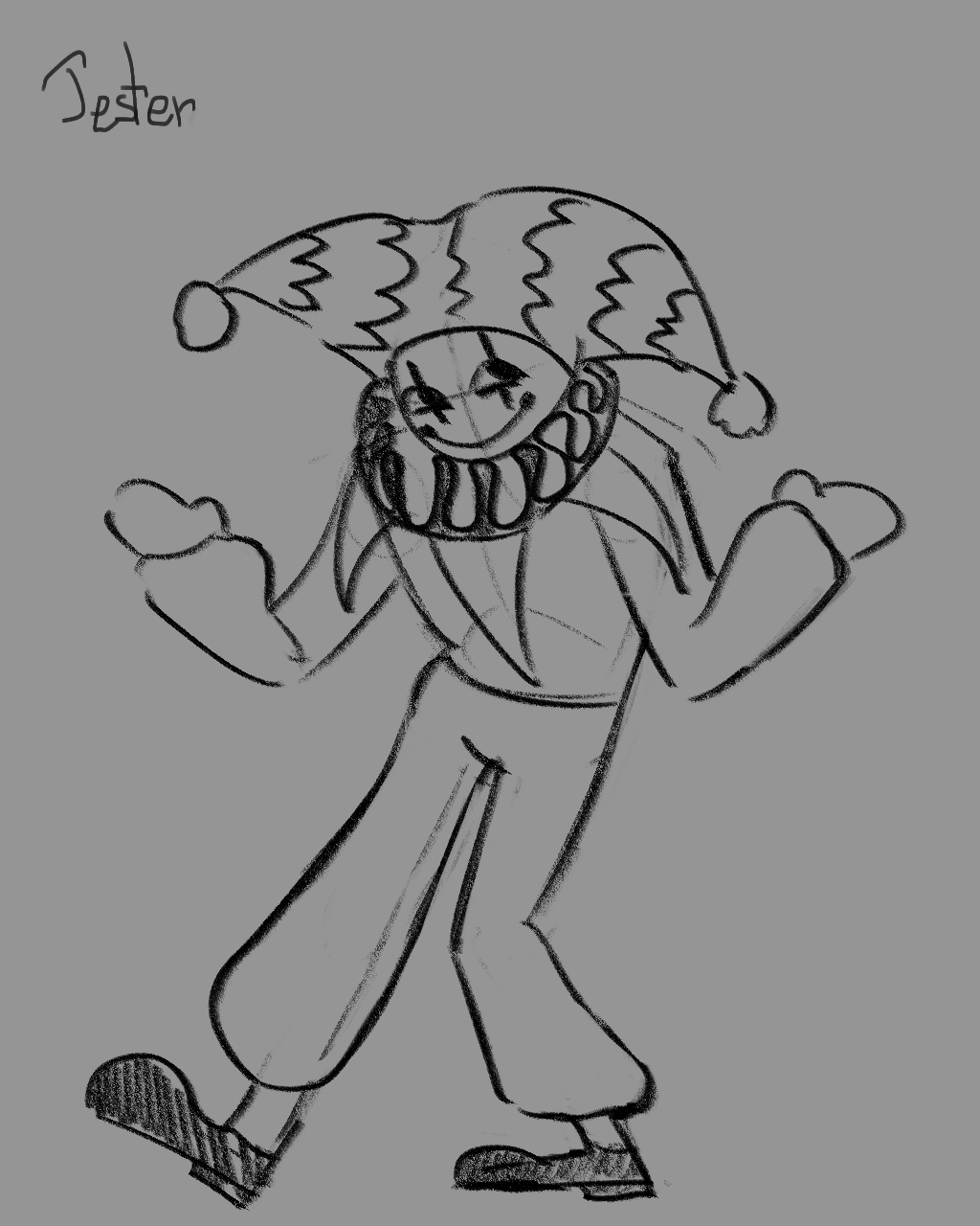 a jester character - image 1 - student project