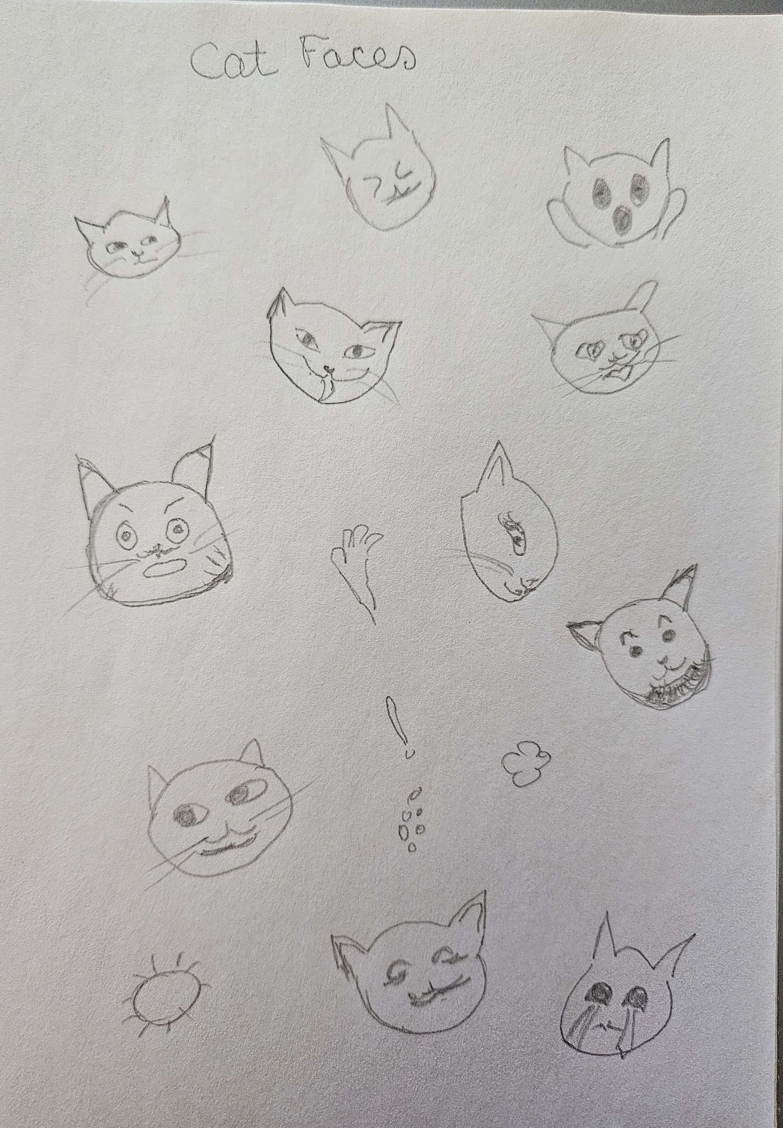 Sketching cats 3 ways - image 3 - student project