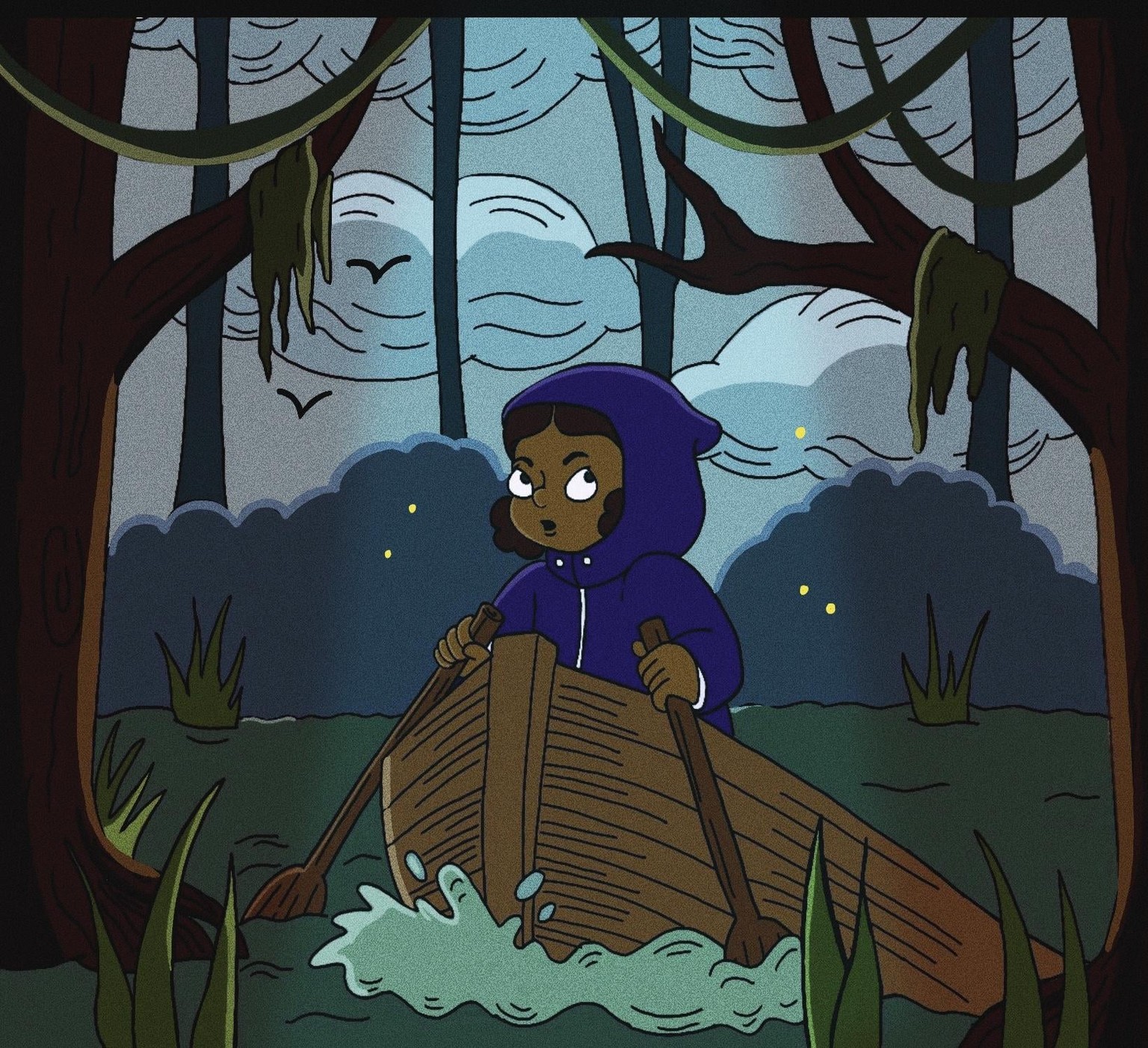 Swamp background - image 1 - student project
