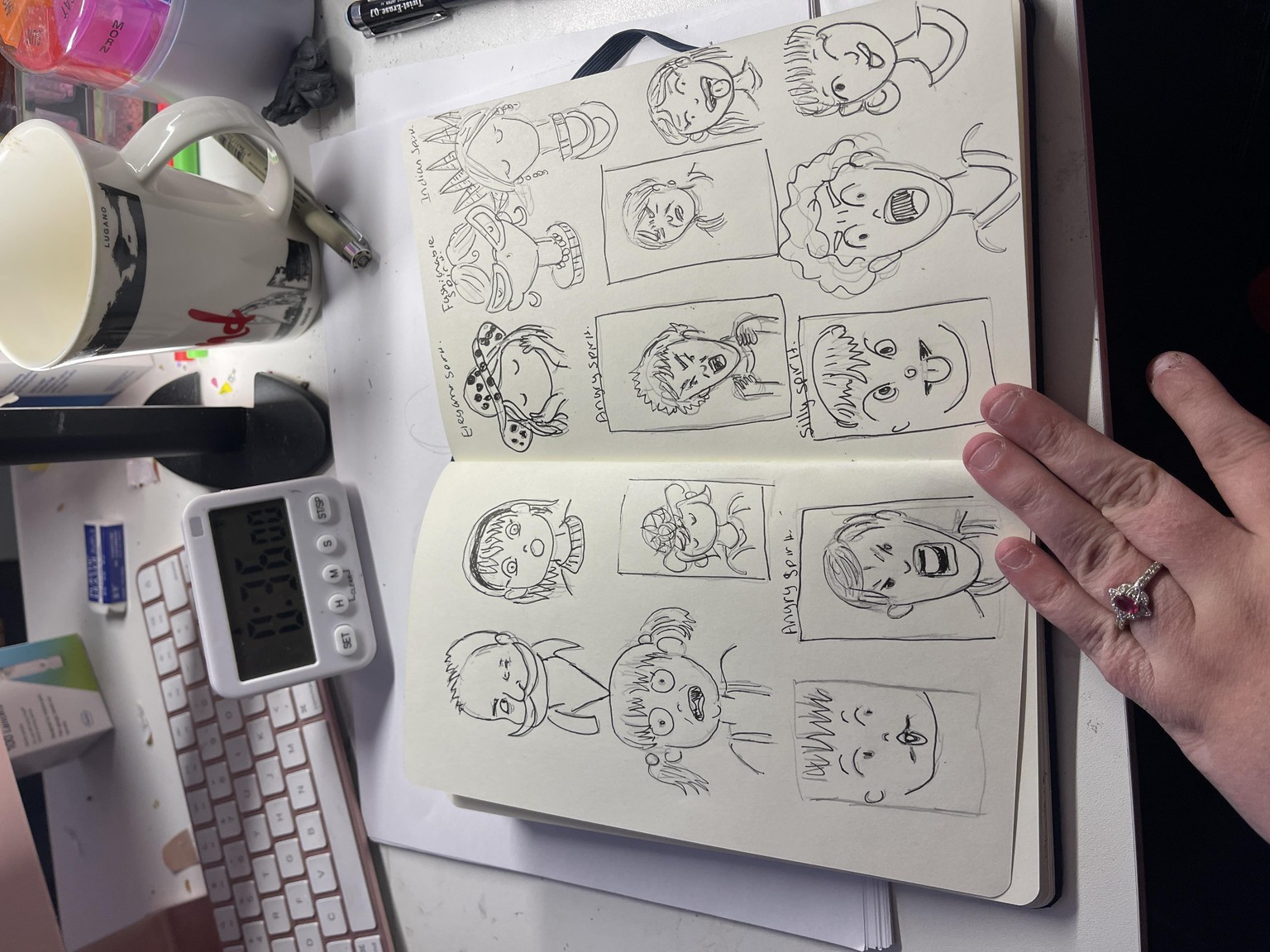 My Spirits Doodle Portraits - image 1 - student project