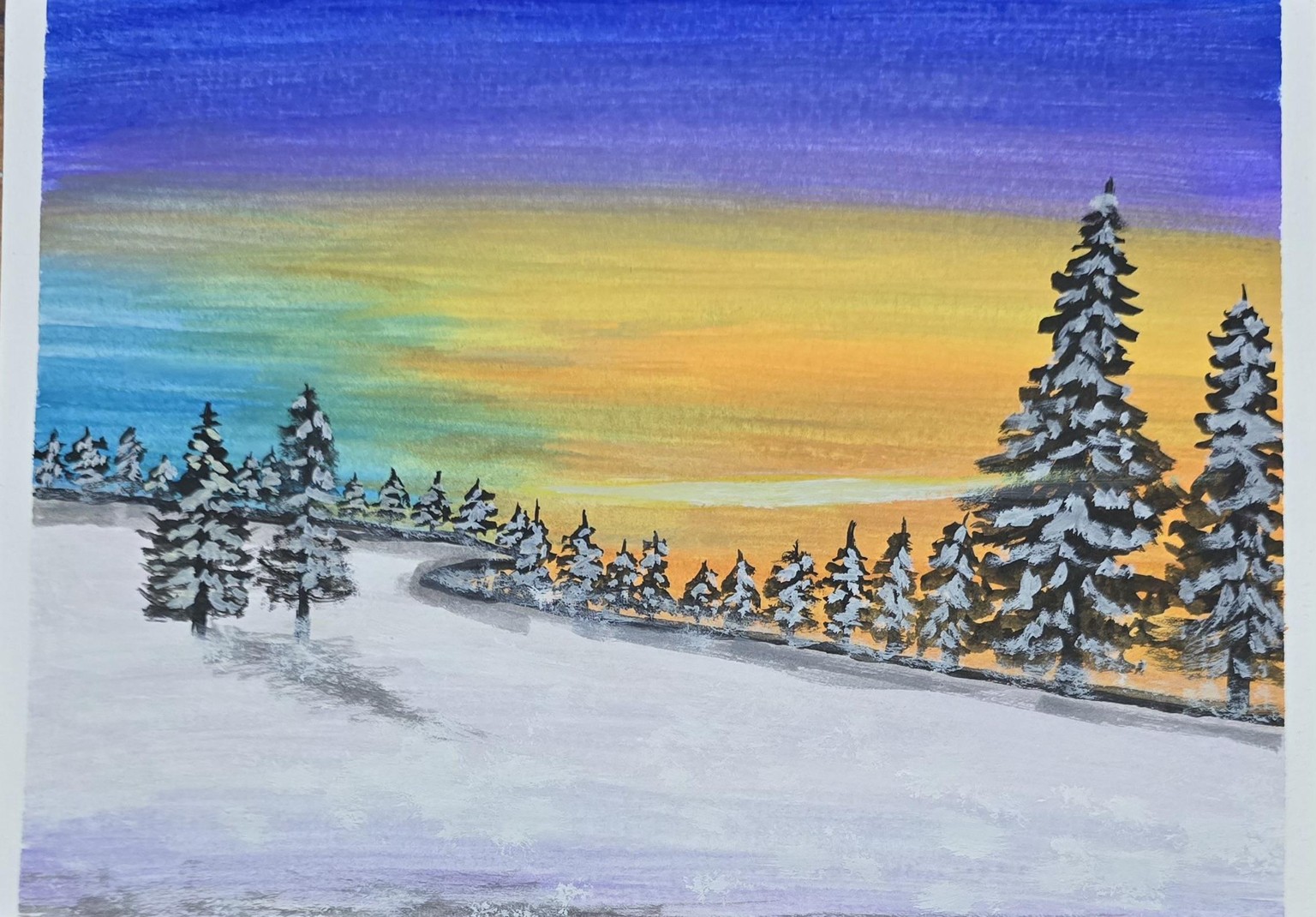 Snowy landscapes - image 2 - student project