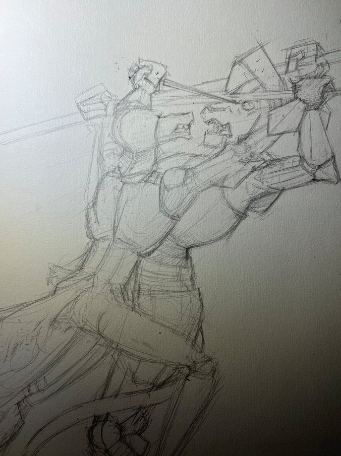 Thumbnails and charcter scribbles - image 1 - student project
