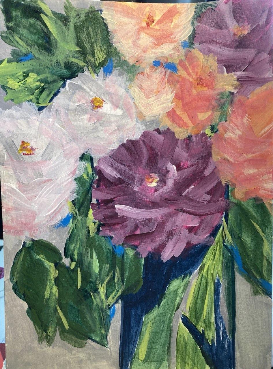 Pintura floral - image 1 - student project