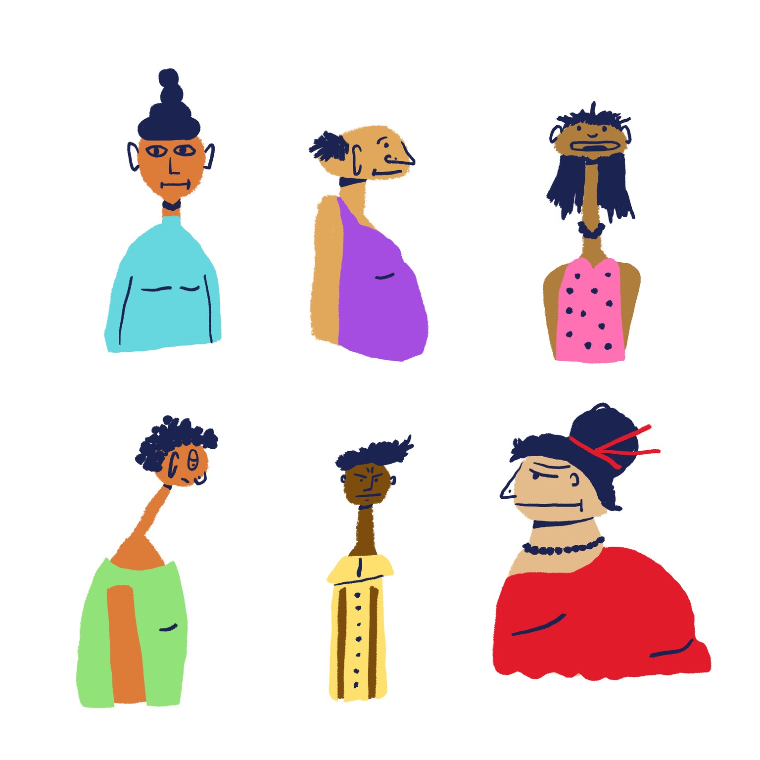 Characters in town. - image 1 - student project