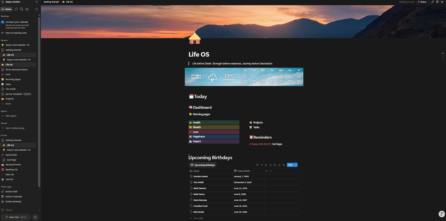 Life OS V2 - image 1 - student project