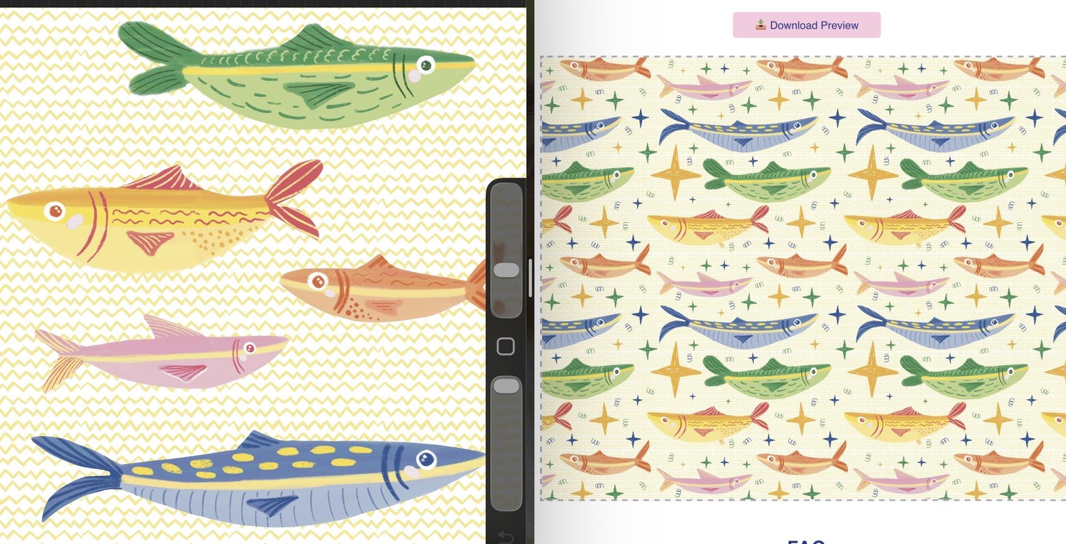 Sardines & Pattern - image 1 - student project
