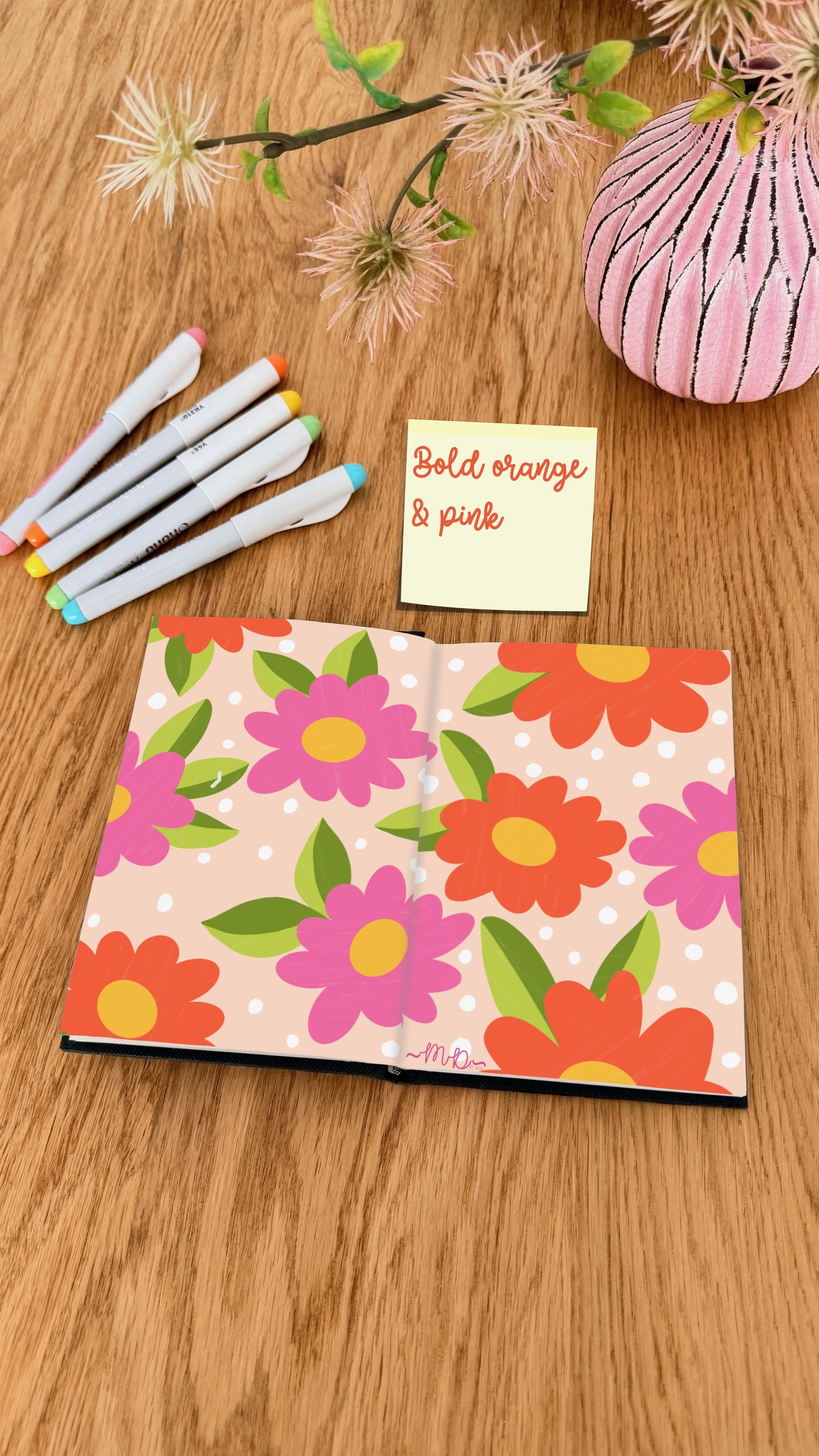 14 Acrylic Marker Florals - Sketchbook - image 1 - student project