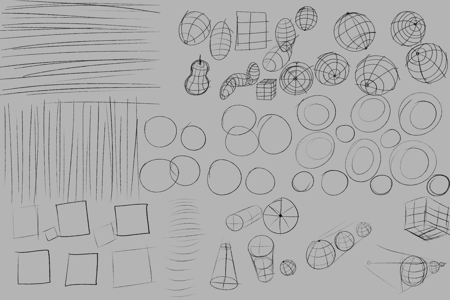 Art Fundamentals for Beginners - Line, Form and Shading - image 1 - student project