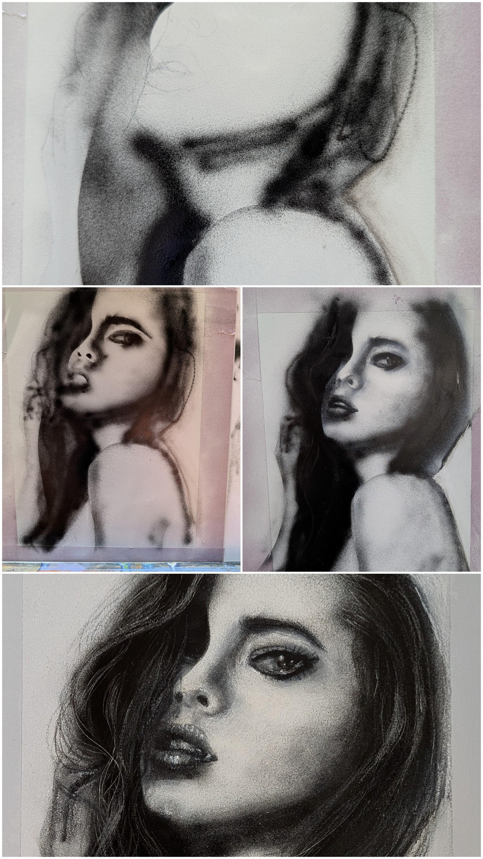 My First Airbrush Portrait - image 3 - student project