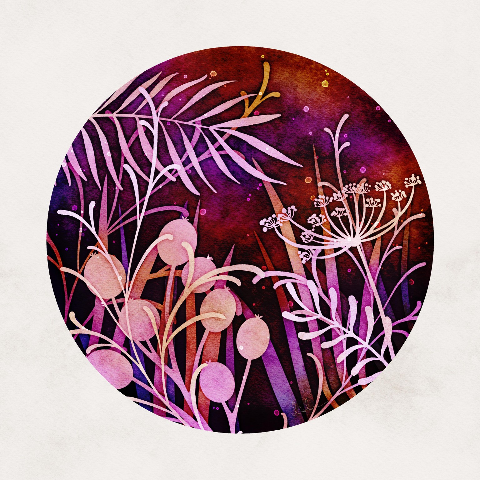 Advanced negative watercolor - image 3 - student project