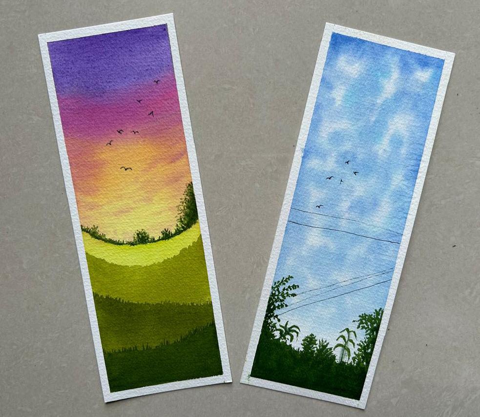 20 dreamy watercolor landscapes - image 1 - student project