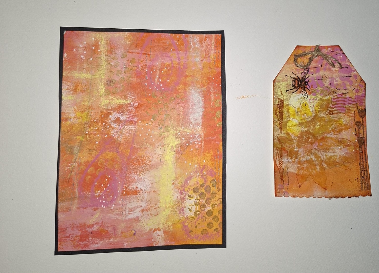 Limited Palette Abstract Painting - image 2 - student project