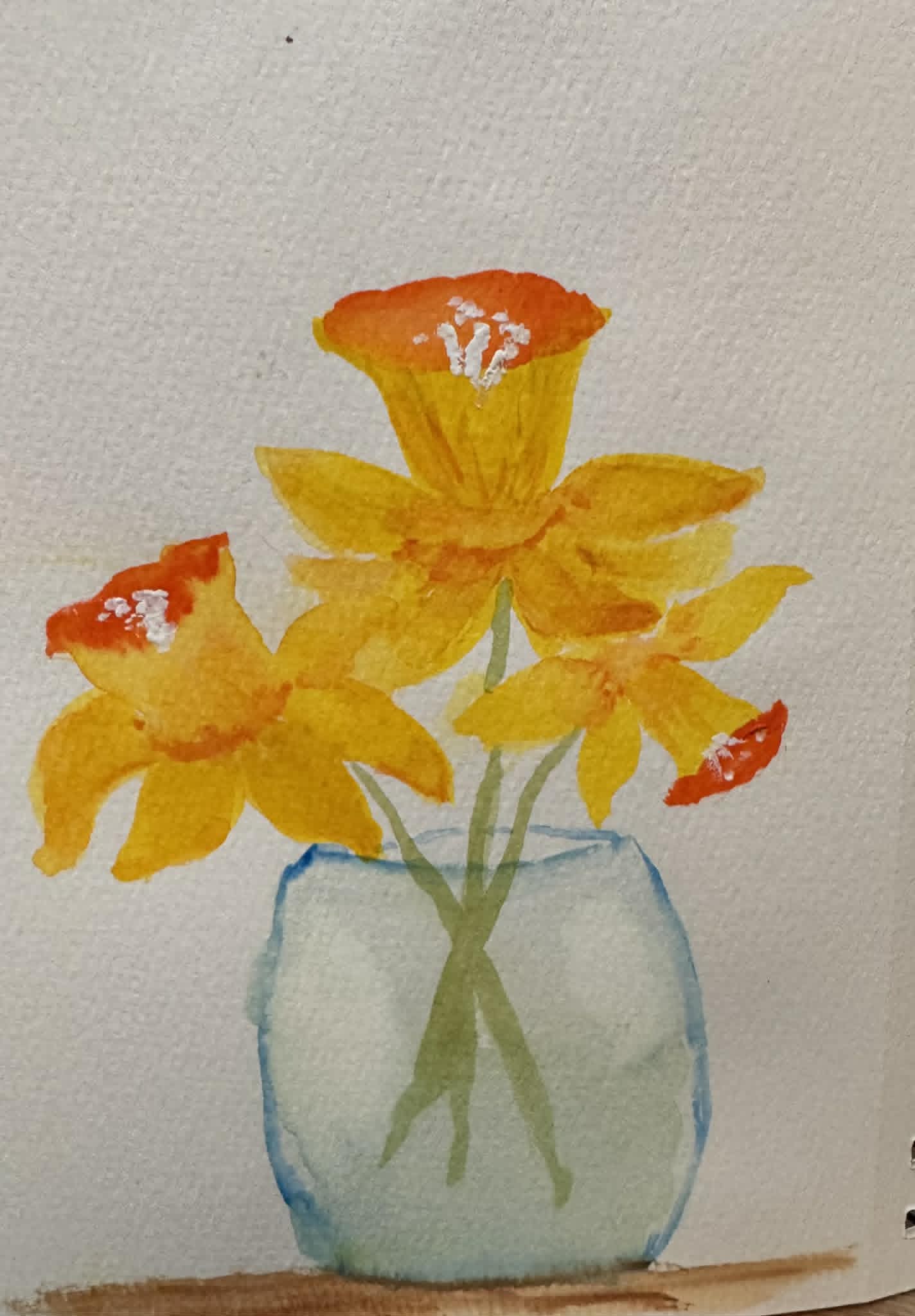 Watercolour Mini Florals in Jars - image 3 - student project