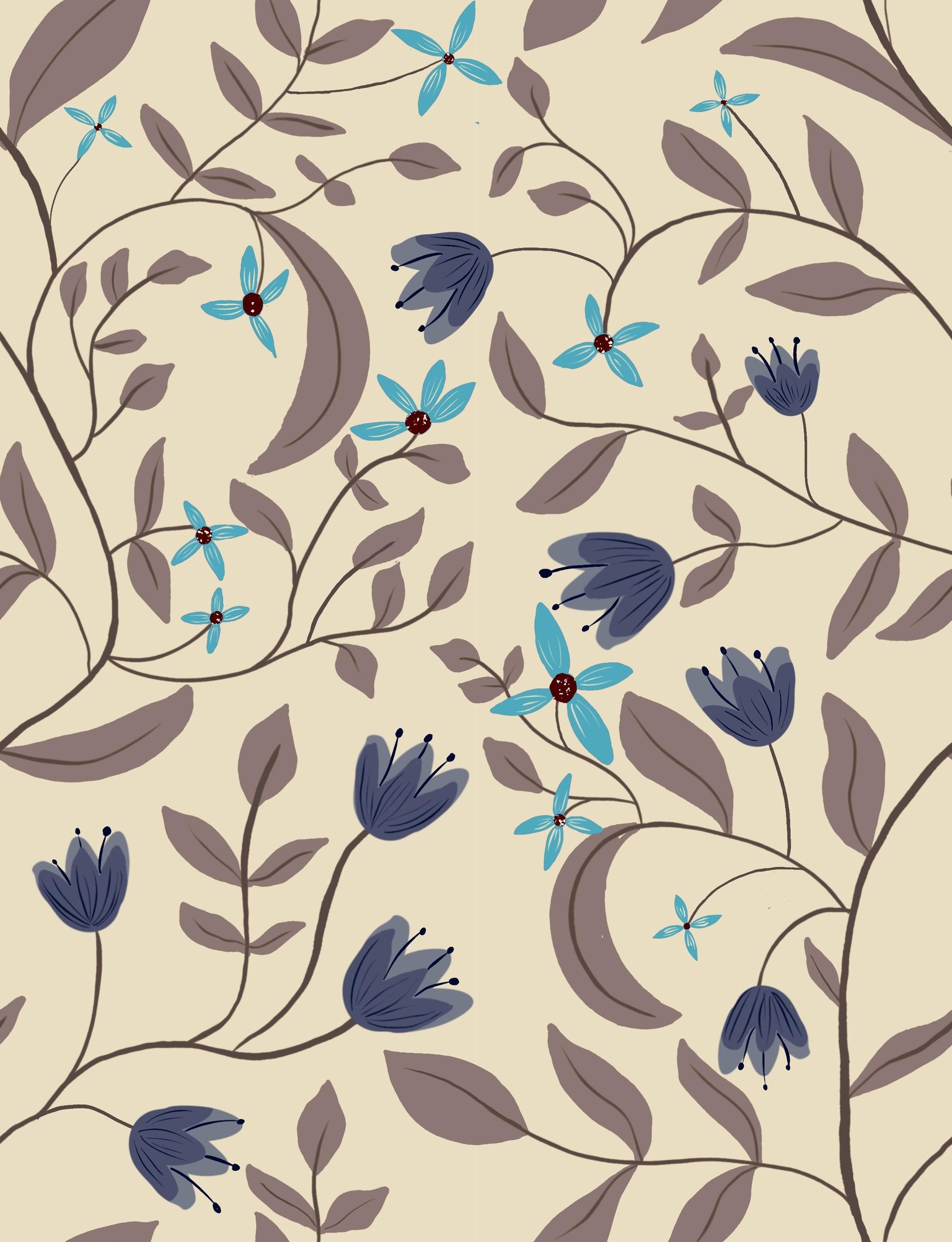 Flowery Pattern - image 5 - student project