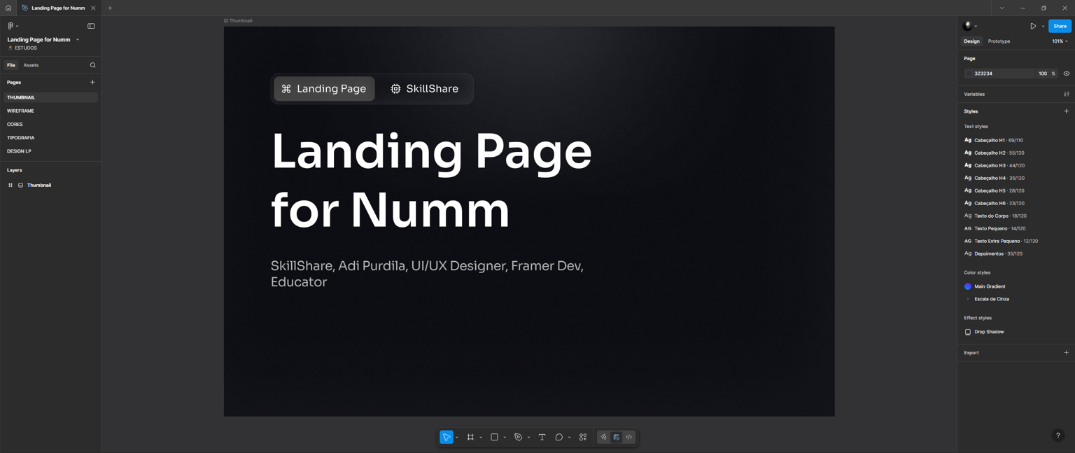 Landing Page para Numm - image 1 - student project