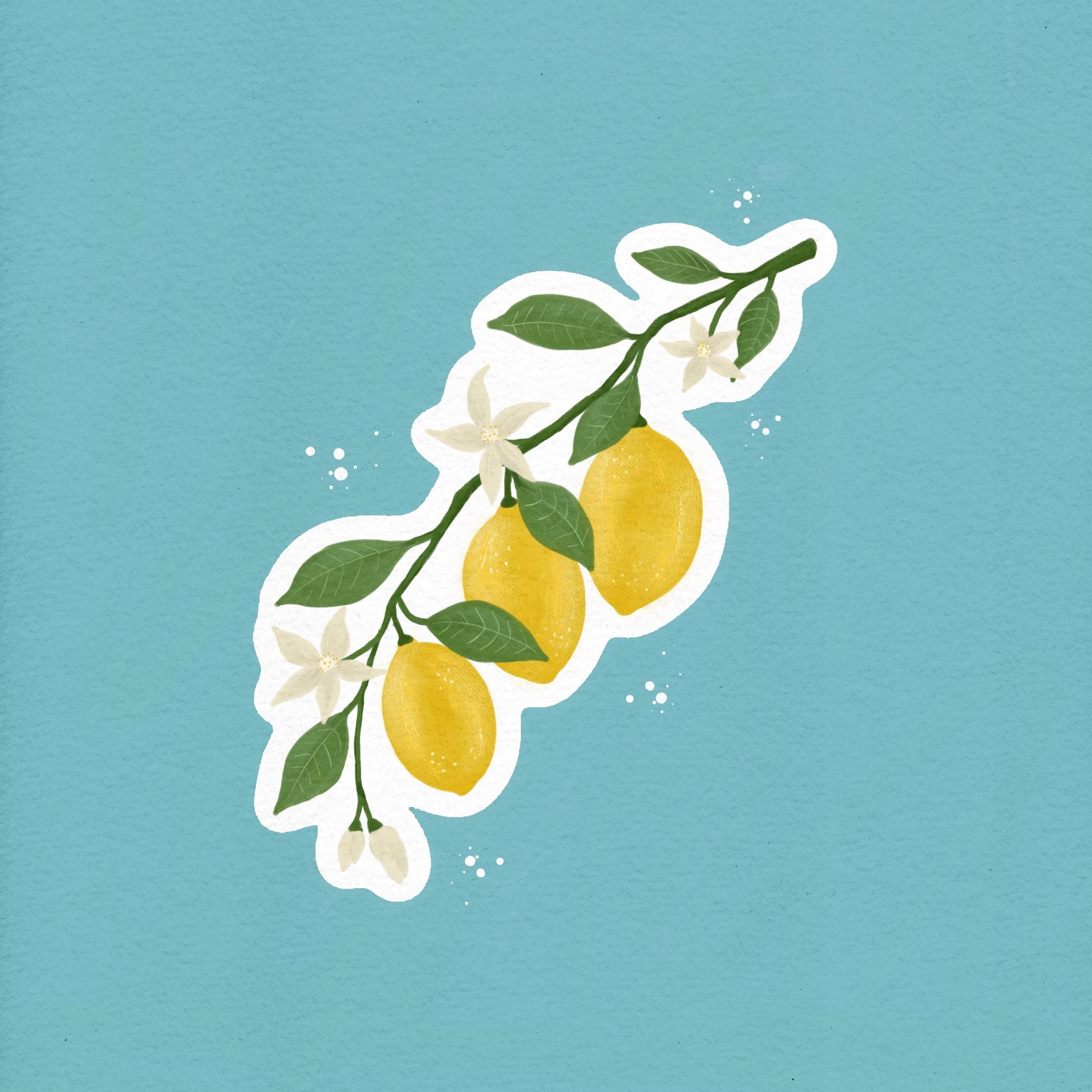 Procreate Gouache Lemon - image 1 - student project