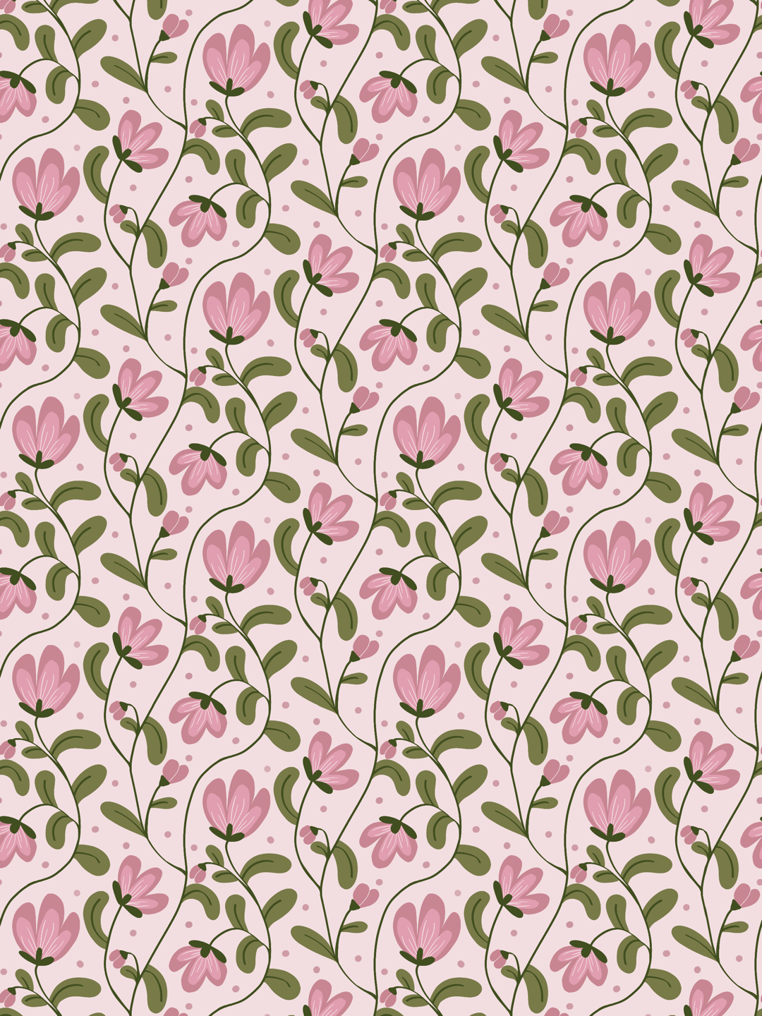 Jo’s trailing florals - image 1 - student project