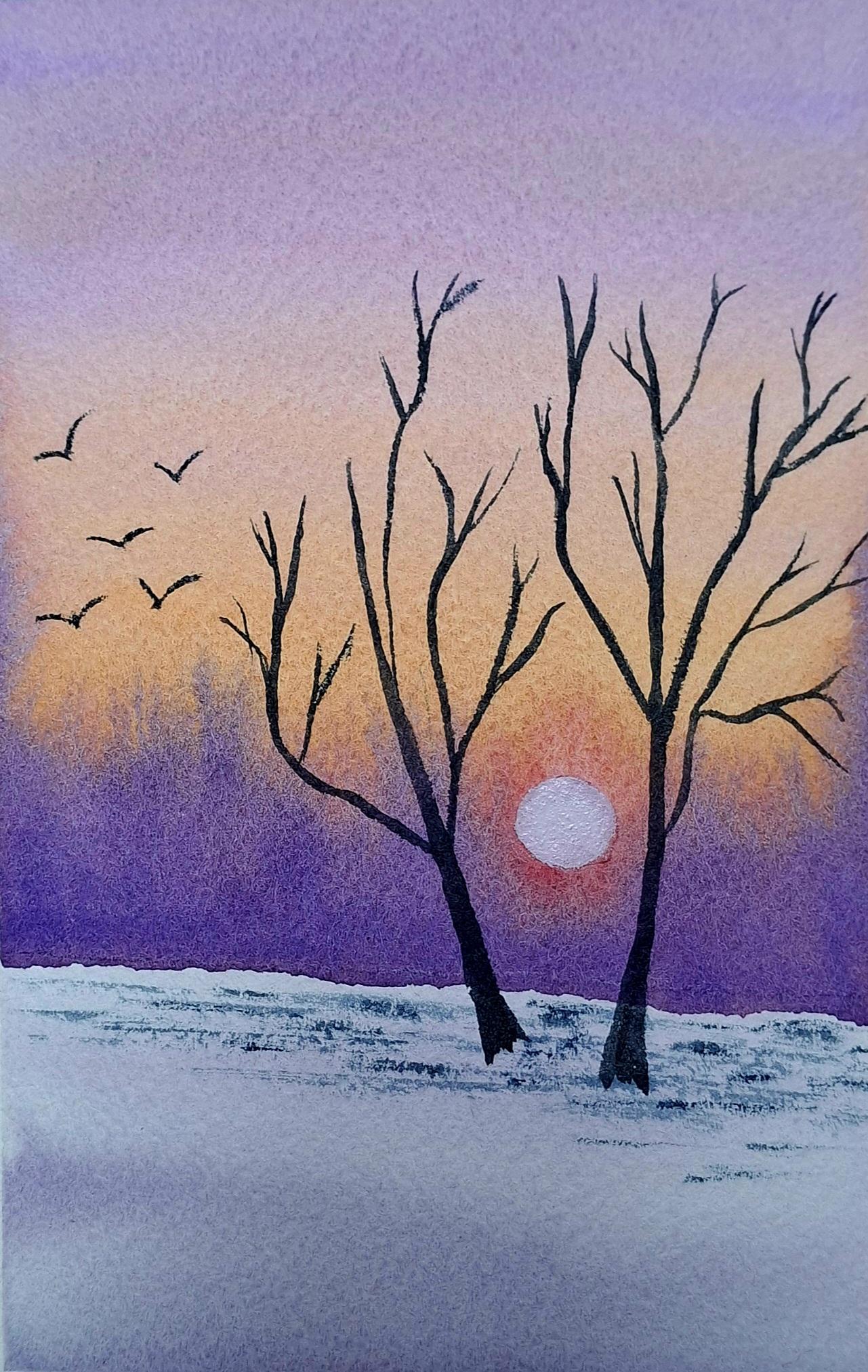 30 Winter Landscapes - image 10 - student project