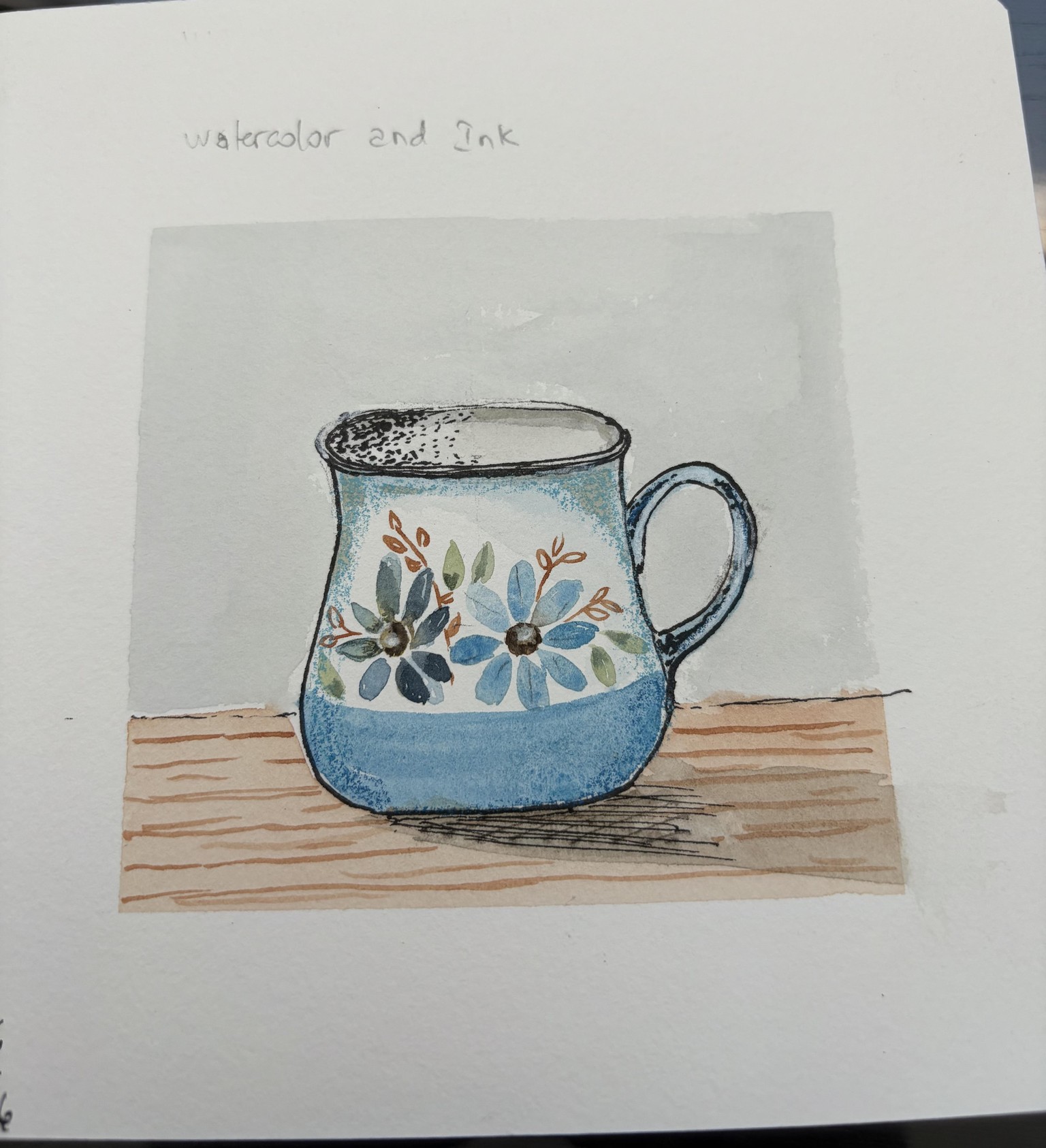 5 exercices with watercolor and others tools - image 2 - student project