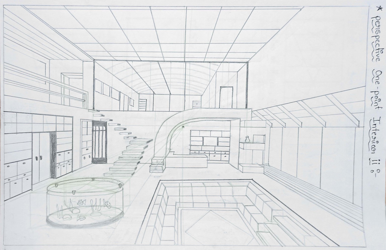 Drawing in perspective - image 5 - student project
