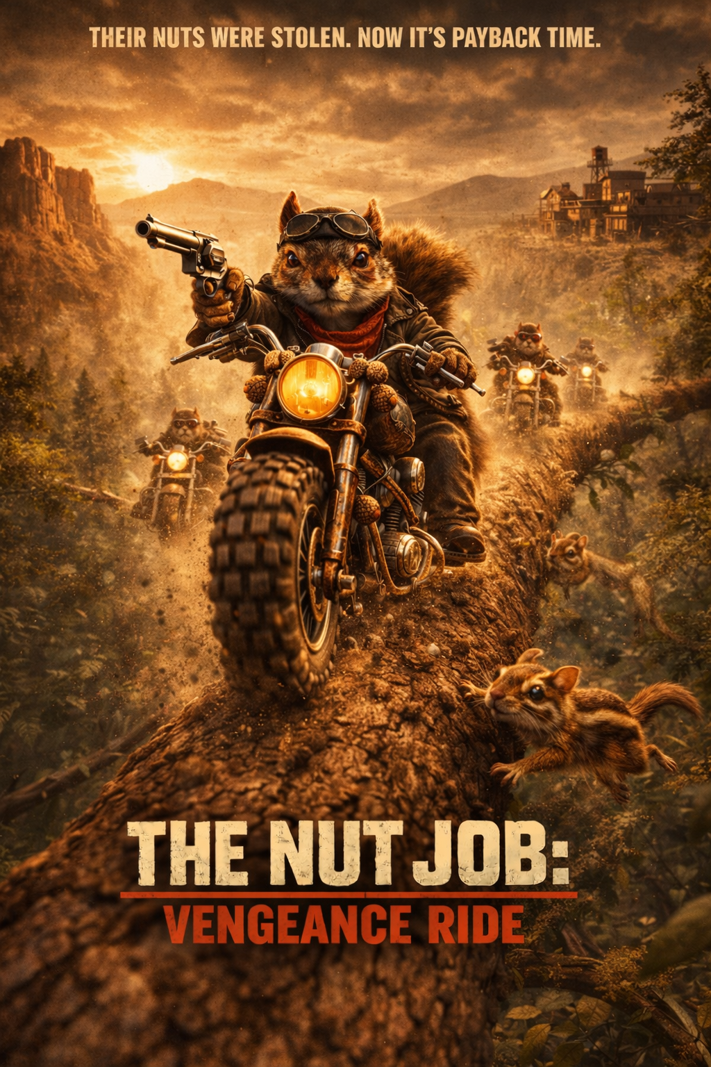 Squirrels on a Vengeance Ride - image 1 - student project