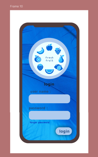 Fruits Delivery App UI/UX Design - image 2 - student project
