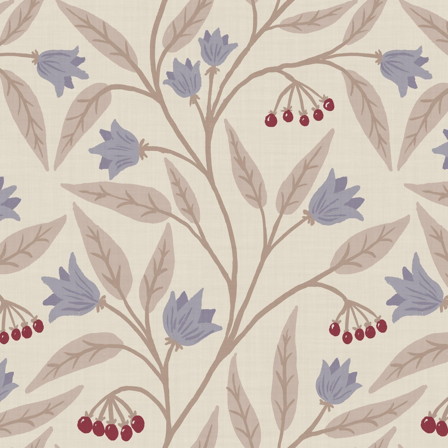Indian Floral with berries. - image 1 - student project