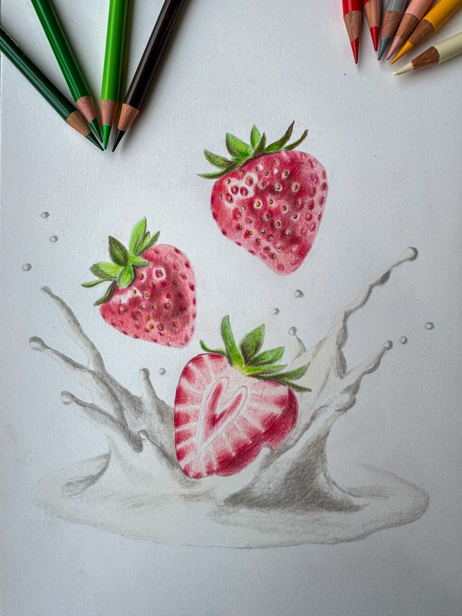 My strawberry’s and cream - image 1 - student project