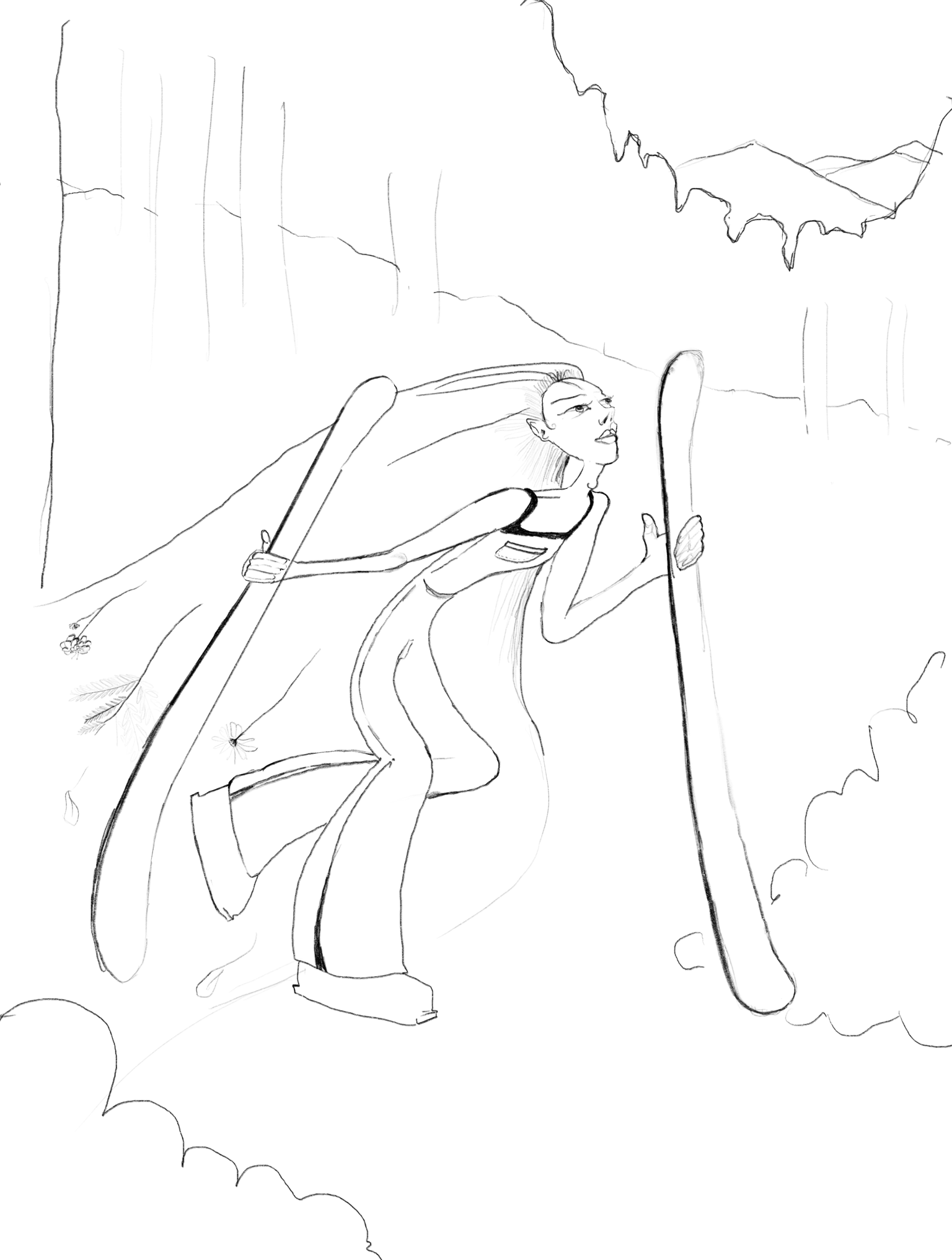 Forest Nymph Goes Skiing - image 9 - student project