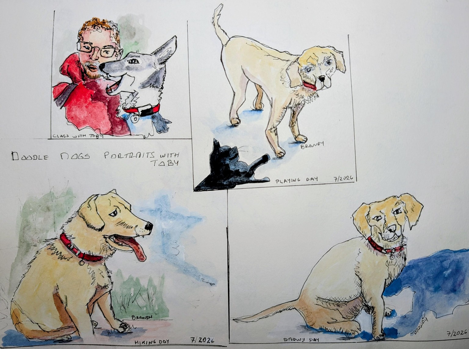 Doodle Dogs with Toby - image 3 - student project