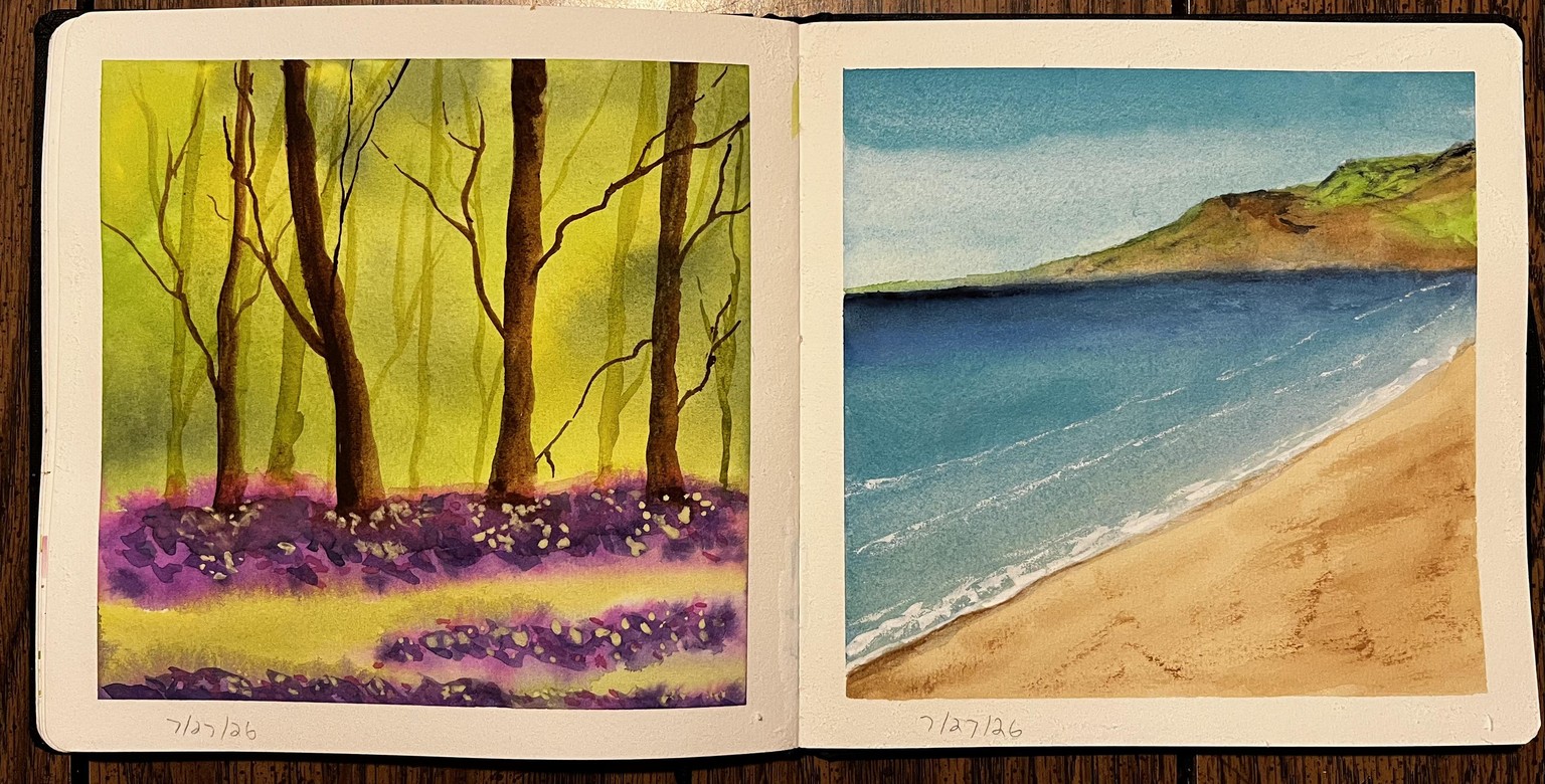 Seasons in watercolor - image 4 - student project