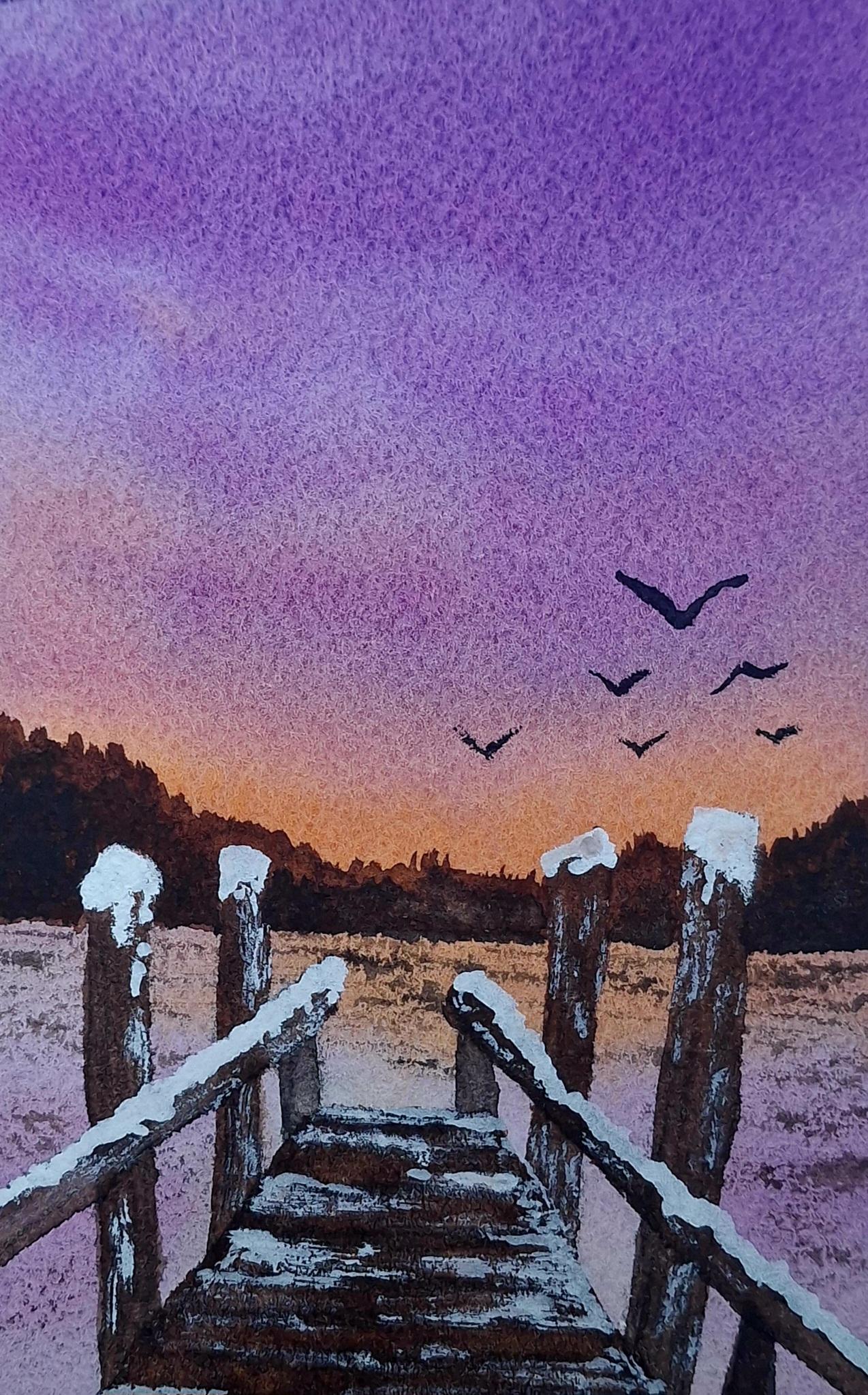 30 Winter Landscapes - image 22 - student project