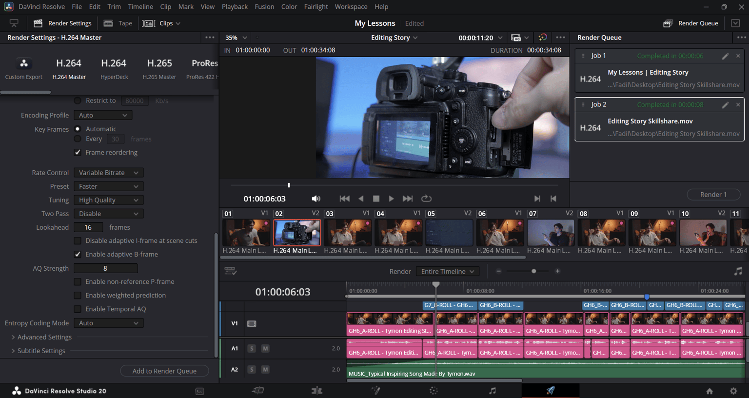 Editing with DaVinci Resolve for real beginners - image 1 - student project